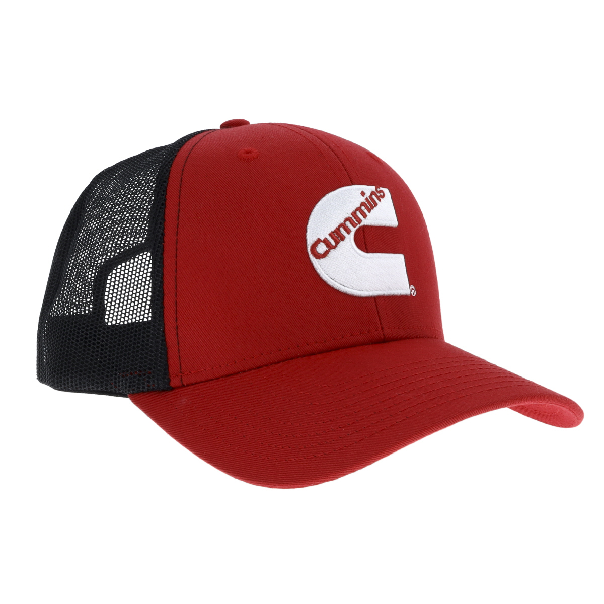Trucker Hat with Mesh Back, Red