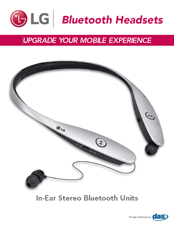 LG Bluetooth Headset Sell Sheet